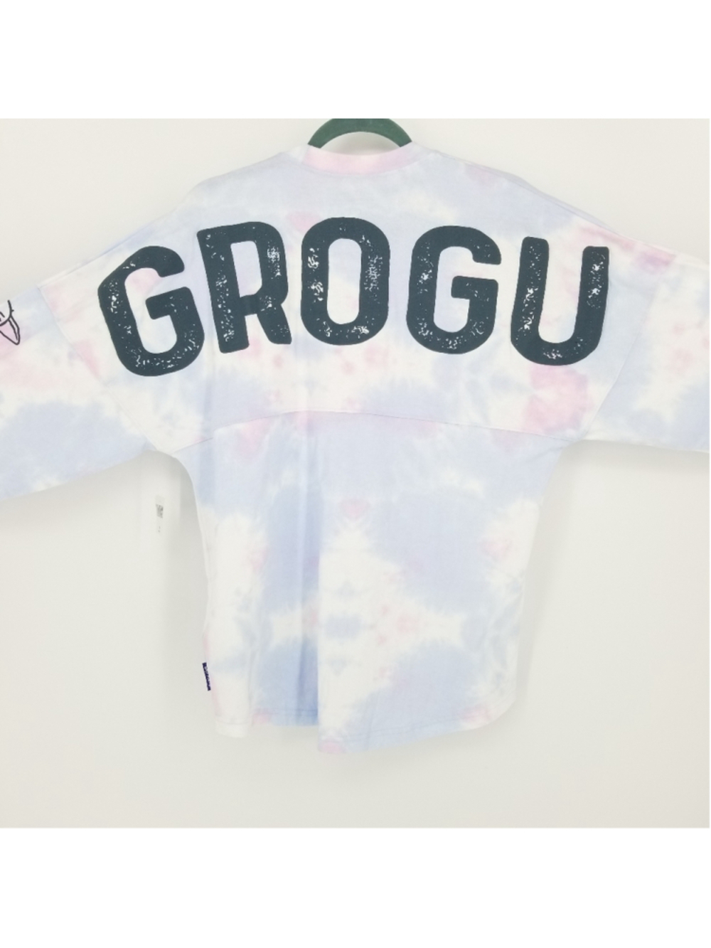 Disney Star Wars Grogu Tie Dye Spirit Jersey Small Baby Yoda Mandalorian NWT